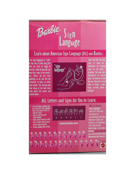 Muñeca Barbie Lenguaje de Señas Mattel Edición Especial Muñeca Barbie Lenguaje de Señas Mattel Edición Especial