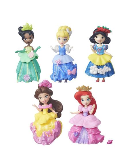 Muñecas Princesas Disney Brillantes Hasbro 5 Piezas Muñecas Princesas Disney Brillantes Hasbro 5 Piezas