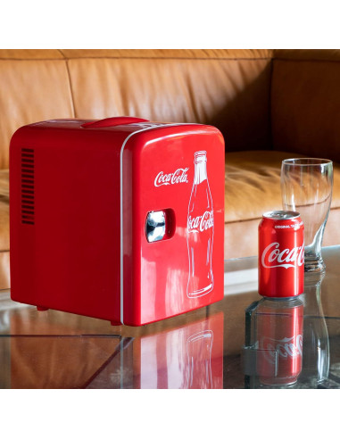 Mini Refrigerador Koolatron DC04 4L Portátil Rojo Vintage