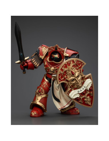 Figura de Acción JoyToy 40K Paladín Carmesí 1:18 13.6 cm