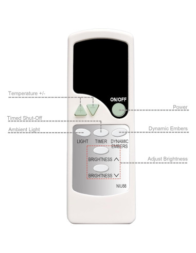 Control Remoto Real Flame 4099 para Calefactor Infrarrojo