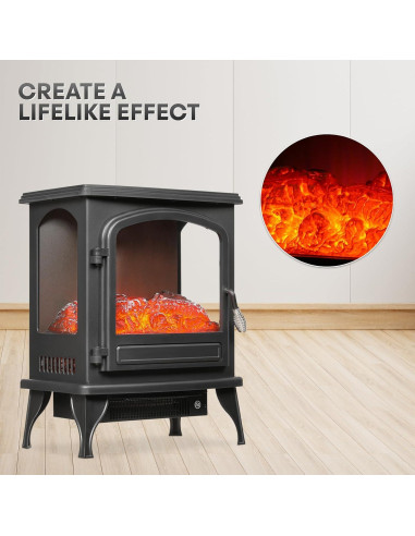 Calefactor Eléctrico de Chimenea Colección Athena 40.64cm