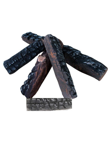 Registros de Chimenea de Gas B-HOTTE, 5 Piezas Cerámica 19-32 cm