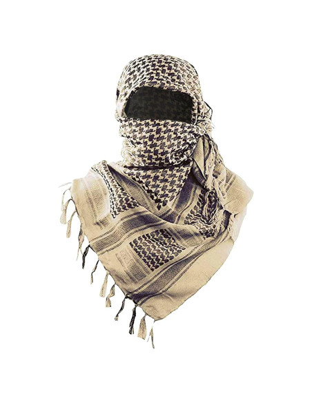 Bufanda Táctica Militar Luxns Shemagh 109 cm Algodón Bufanda Táctica Militar Luxns Shemagh 109 cm Algodón