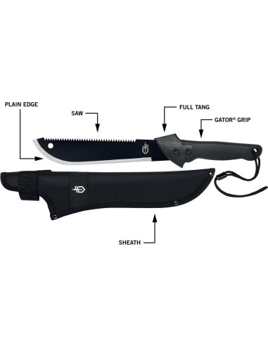 Machete Gerber Gator Machete Jr 28.58 cm Doble Filo