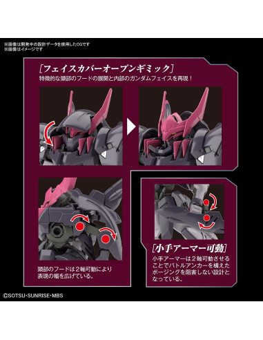 Gundam Gremory Bandai Hobby HG IBO 1/144 Kit Modelo