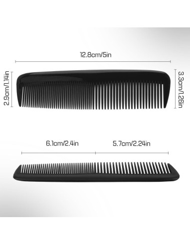 Juego de 12 Peines para Cabello DTUIEUI - Colores Variados