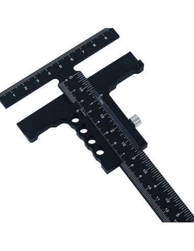 Regla Multifuncional de Trabajo en Madera Leefasy 22.9cm