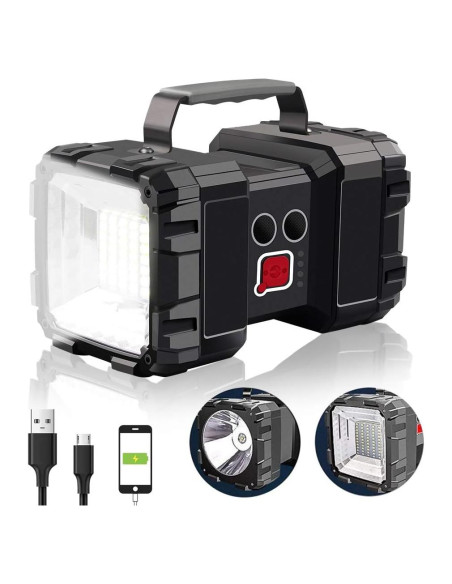 Linterna LED Recargable AlpsWolf 1200 Lúmenes 20h IP44 Linterna LED Recargable AlpsWolf 1200 Lúmenes 20h IP44