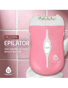 Depiladora Inalámbrica Pursonic FE120P 40 Pinzas Rosa 2