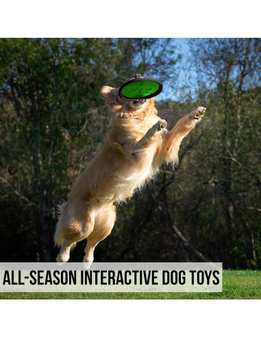 Frisbee Interactivo para Perros Hyper Pet Flippy Flopper 23cm