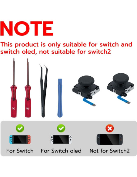 Joystick Analógico de Reemplazo Mcbazel para Nintendo Switch Joystick Analógico de Reemplazo Mcbazel para Nintendo Switch