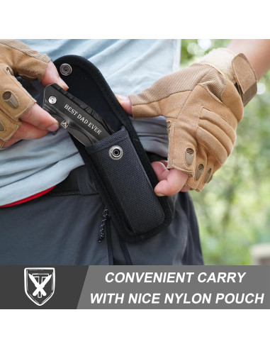 Cuchillo Multiherramienta Titorld 9 en 1 para Camping y Regalos