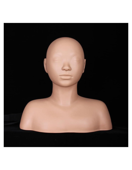 Cabeza de Maniquí de Maquillaje y Masaje Newshair 36.8cm Cabeza de Maniquí de Maquillaje y Masaje Newshair 36.8cm