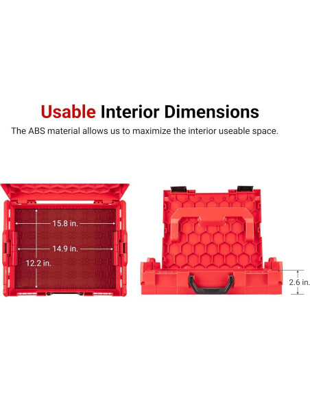 Caja de Herramientas Apilable Baja TEKTON L-BOXX 1 2.07 kg Caja de Herramientas Apilable Baja TEKTON L-BOXX 1 2.07 kg