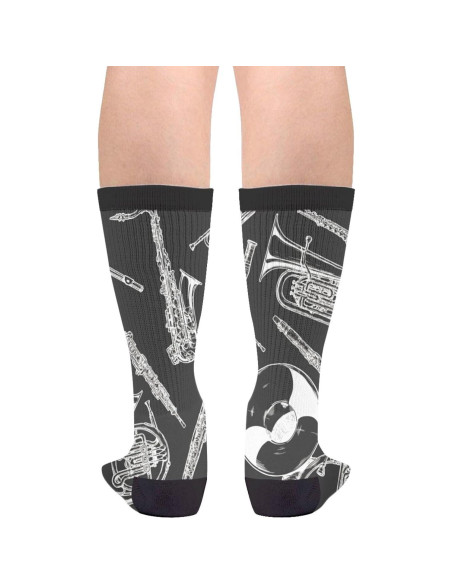 Calcetines Divertidos Utero Obgyn Unisex Negro 7.5-12 Calcetines Divertidos Utero Obgyn Unisex Negro 7.5-12