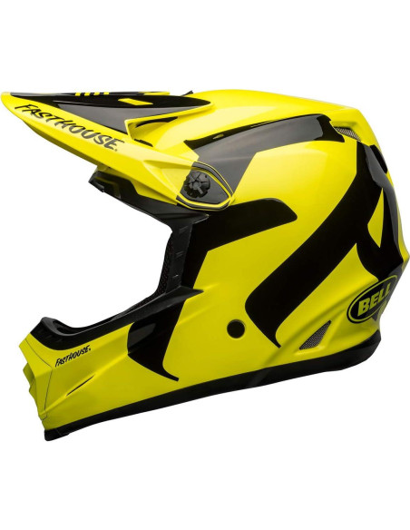 Casco Bell Moto-9 MIPS para Jóvenes Hi-Viz Negro Pequeño/Mediano Casco Bell Moto-9 MIPS para Jóvenes Hi-Viz Negro Pequeño/Mediano