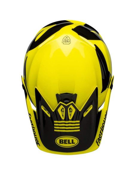 Casco Bell Moto-9 MIPS para Jóvenes Hi-Viz Negro Pequeño/Mediano Casco Bell Moto-9 MIPS para Jóvenes Hi-Viz Negro Pequeño/Mediano