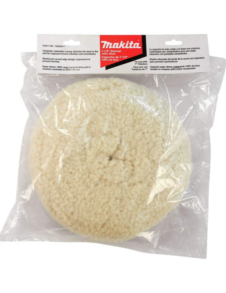 Almohadilla de Gancho y Bucle Makita 7" para Lijadora 9227C Almohadilla de Gancho y Bucle Makita 7" para Lijadora 9227C
