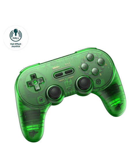 Controlador Bluetooth AKNES Pro 2 8Bitdo Verde Jade - Compatible Switch, Windows, Android Controlador Bluetooth AKNES Pro 2 8Bitdo Verde Jade - Compatible Switch, Windows, Android