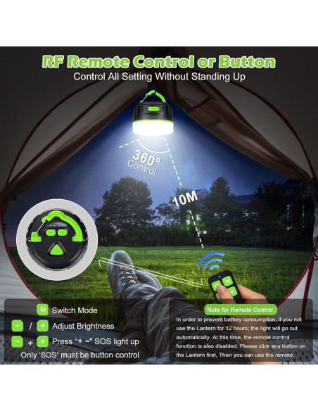 Linterna LED de Camping Sinvitron 1000LM Recargable IPX5 Linterna LED de Camping Sinvitron 1000LM Recargable IPX5