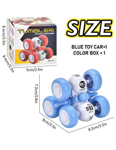 Coche de Retroceso Acrobático 360 CDDZSW Azul 3-6 Años