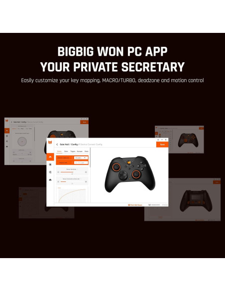 Controlador Inalámbrico BIGBIG WON Gale Hall para PC y Switch Controlador Inalámbrico BIGBIG WON Gale Hall para PC y Switch