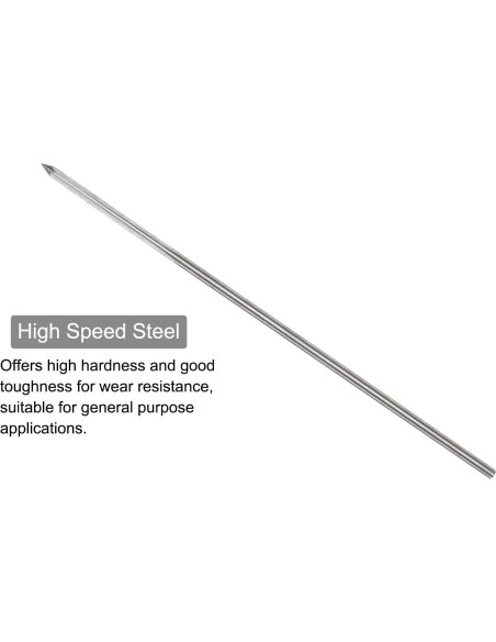 Broca Reamer Chucking 1mm H7 Acero Alta Velocidad uxcell Broca Reamer Chucking 1mm H7 Acero Alta Velocidad uxcell