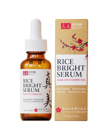 Suero Iluminador Shinbi 30ml Niacinamida y Arroz Japonés