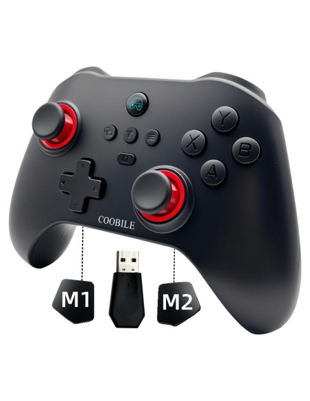 Controlador Inalámbrico COOBILE Gamepad Bluetooth Negro Controlador Inalámbrico COOBILE Gamepad Bluetooth Negro