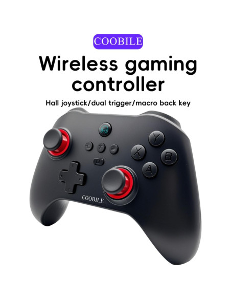 Controlador Inalámbrico COOBILE Gamepad Bluetooth Negro Controlador Inalámbrico COOBILE Gamepad Bluetooth Negro
