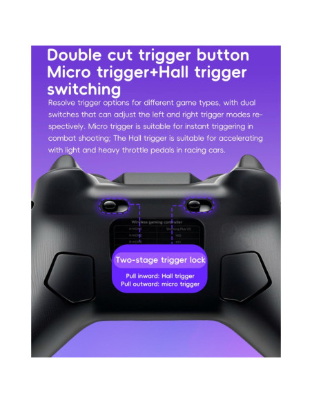 Controlador Inalámbrico COOBILE Gamepad Bluetooth Negro Controlador Inalámbrico COOBILE Gamepad Bluetooth Negro
