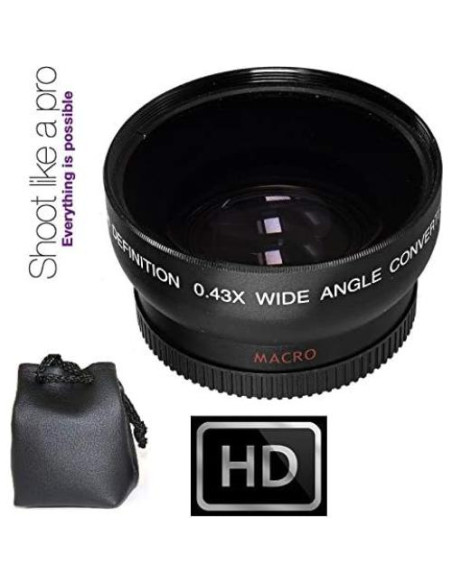 Lente Gran Angular HD Ser 58mm con Macro para Samsung NX300M Lente Gran Angular HD Ser 58mm con Macro para Samsung NX300M