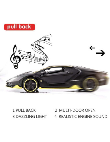 Coche de Juguete BDTCTK LP770-4 1:32 con Sonido y Luz