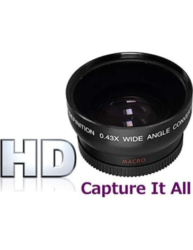 Lente Gran Angular HD Ser 58mm con Macro para Samsung NX300M