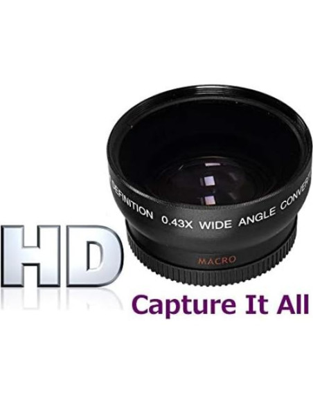 Lente Gran Angular HD Ser 58mm con Macro para Samsung NX300M Lente Gran Angular HD Ser 58mm con Macro para Samsung NX300M
