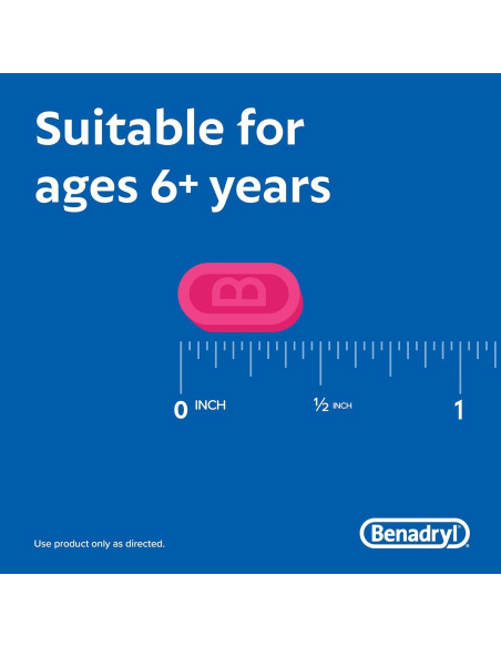 Benadryl Ultratabs 25 mg Antihistamínico Alivio Alergias 24 ct Benadryl Ultratabs 25 mg Antihistamínico Alivio Alergias 24 ct