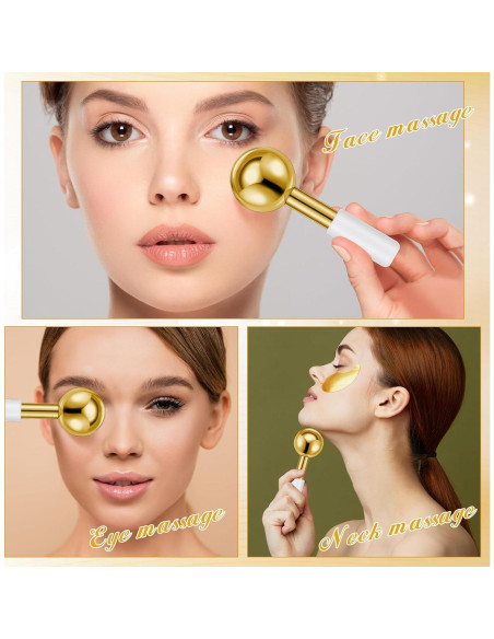 Baderke 2 Esferas de Hielo Facial Acero Inoxidable 14 cm Baderke 2 Esferas de Hielo Facial Acero Inoxidable 14 cm