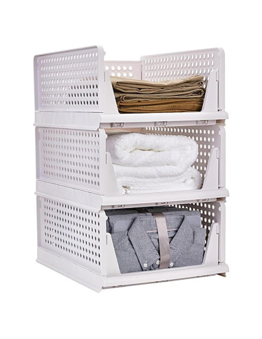 Organizador de Cajones yazi 3 Paquete Apilable 42.9x34cm