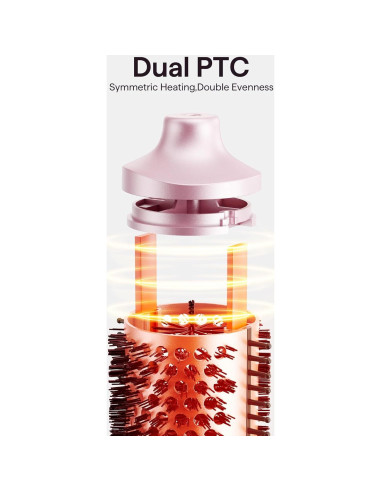 Conjunto de Cepillos Térmicos Wavytalk Pro - 3 Tamaños Intercambiables