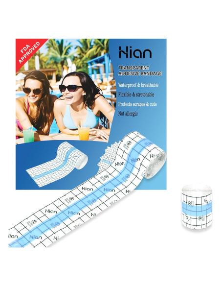 Vendaje Adhesivo Impermeable Hion 5.08 cm x 5.03 m para Tatuajes Vendaje Adhesivo Impermeable Hion 5.08 cm x 5.03 m para Tatuajes