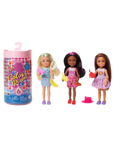 Muñeca Barbie Color Reveal Chelsea Picnic con 6 sorpresas