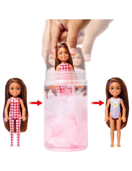 Muñeca Barbie Color Reveal Chelsea Picnic con 6 sorpresas Muñeca Barbie Color Reveal Chelsea Picnic con 6 sorpresas