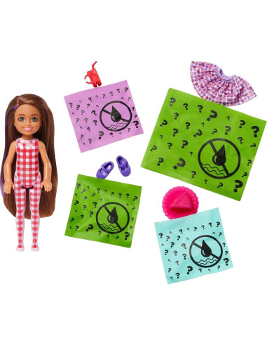 Muñeca Barbie Color Reveal Chelsea Picnic con 6 sorpresas