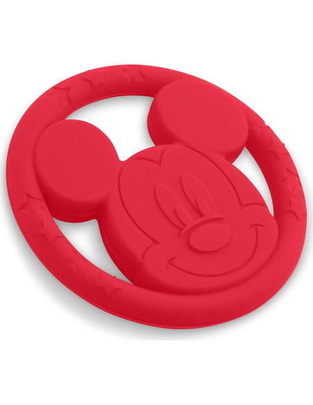 Juego de 2 Mordedores de Silicona Disney Mickey para Bebés Juego de 2 Mordedores de Silicona Disney Mickey para Bebés