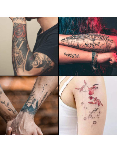 Piel de Práctica de Tatuaje Autdor 30Pcs Doble Cara 20.32x15.24cm