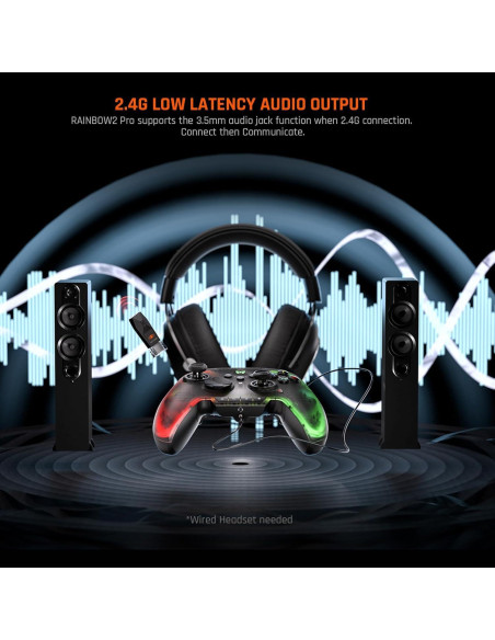 Controlador Inalámbrico BIGBIG WON Rainbow 2 Pro RGB para PC Controlador Inalámbrico BIGBIG WON Rainbow 2 Pro RGB para PC