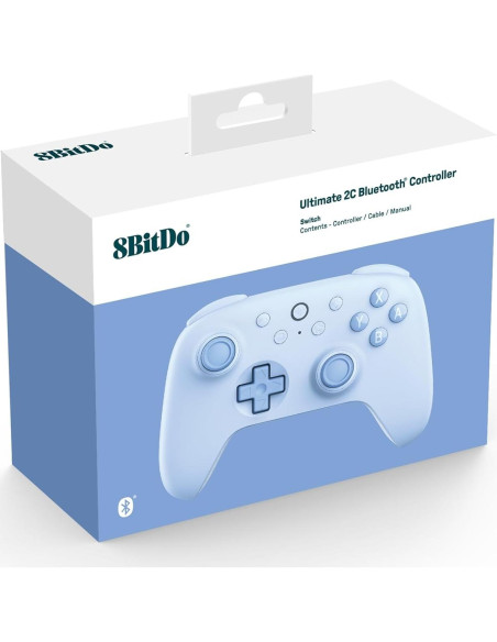 Controlador Bluetooth 8Bitdo Ultimate 2C para Switch - Joystick Efecto Hall, Vibración, Turbo Controlador Bluetooth 8Bitdo Ultimate 2C para Switch - Joystick Efecto Hall, Vibración, Turbo