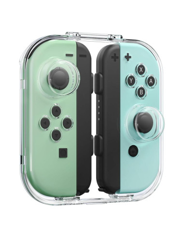 Funda Mini Almacenamiento Joy-Con Nintendo Switch Transparente