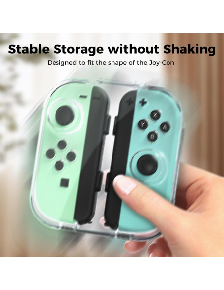 Funda Mini Almacenamiento Joy-Con Nintendo Switch Transparente Funda Mini Almacenamiento Joy-Con Nintendo Switch Transparente